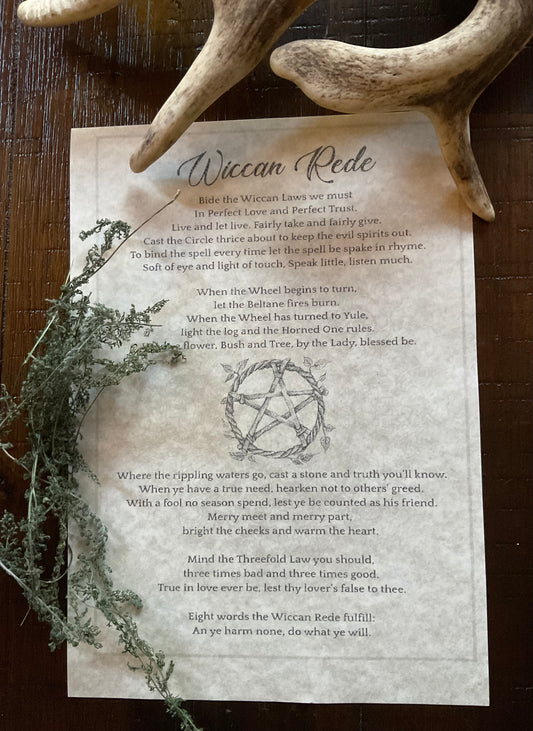 Scroll - Book of Shadows/Grimoire Pages