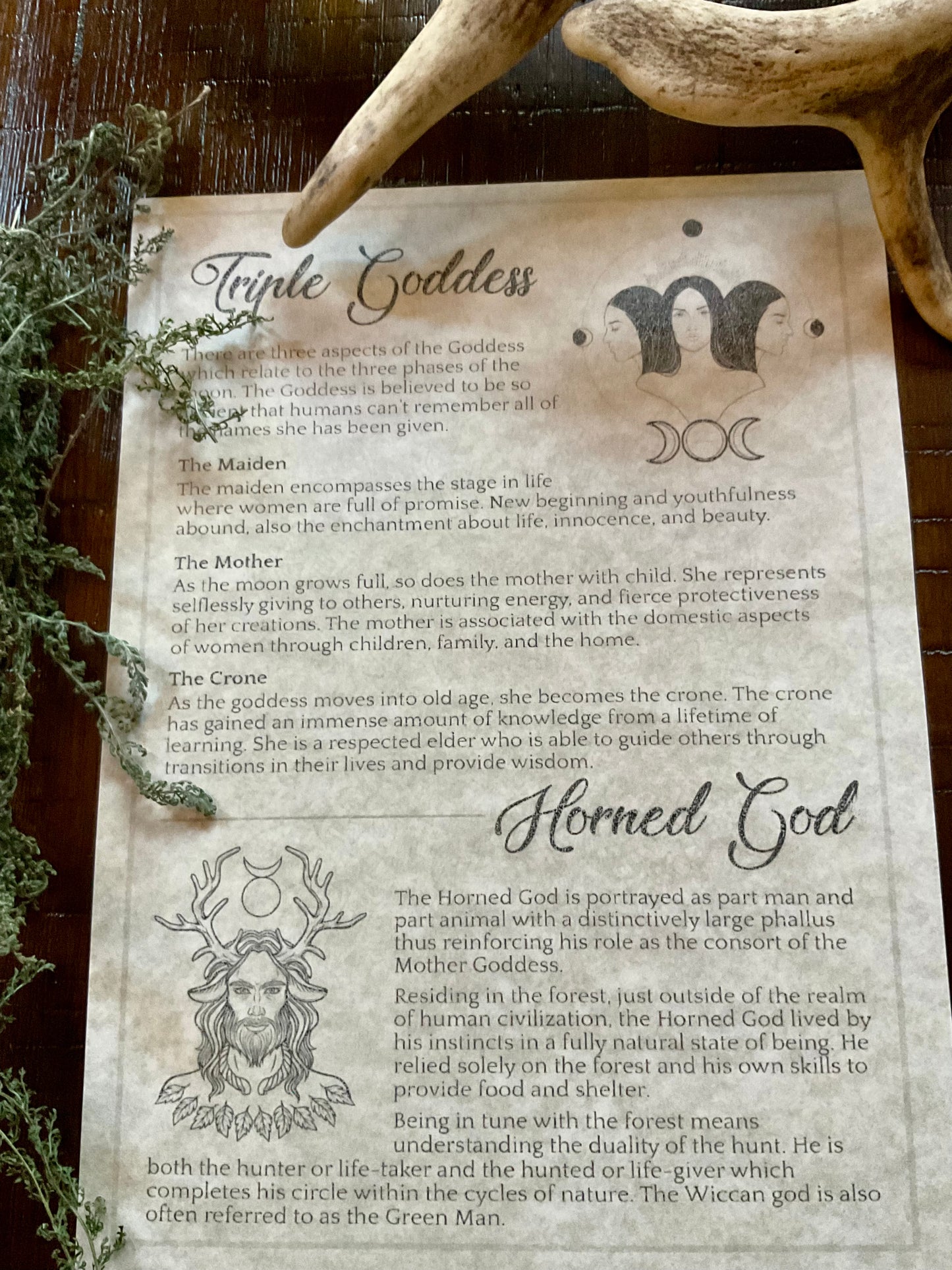 Scroll - Gods and Goddesses Devotion Page