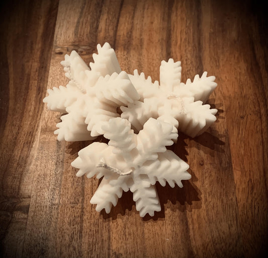 Snowflake Candle by Eldertree Apothecary