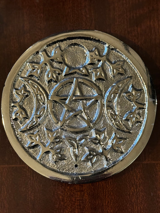 Incense plate - triple goddess