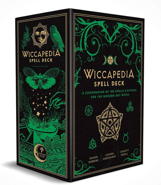 The Wiccapedia Spell Deck: A Compendium of 100 Spells and Rituals for the Modern-Day Witch - Leanna Greenaway, Charity Bedell & Shawn Robbins