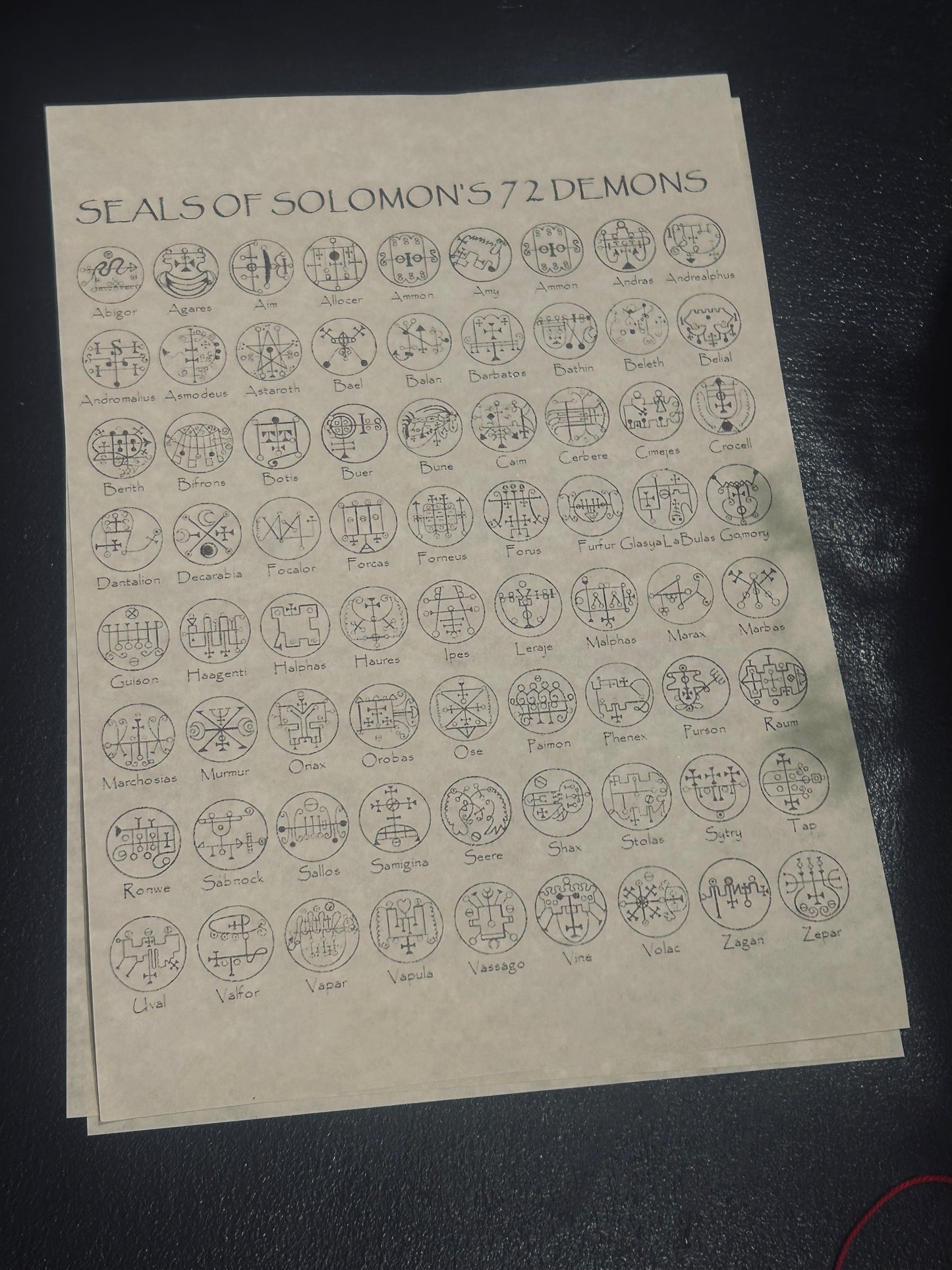 Scroll - Book of Shadows/Grimoire Pages