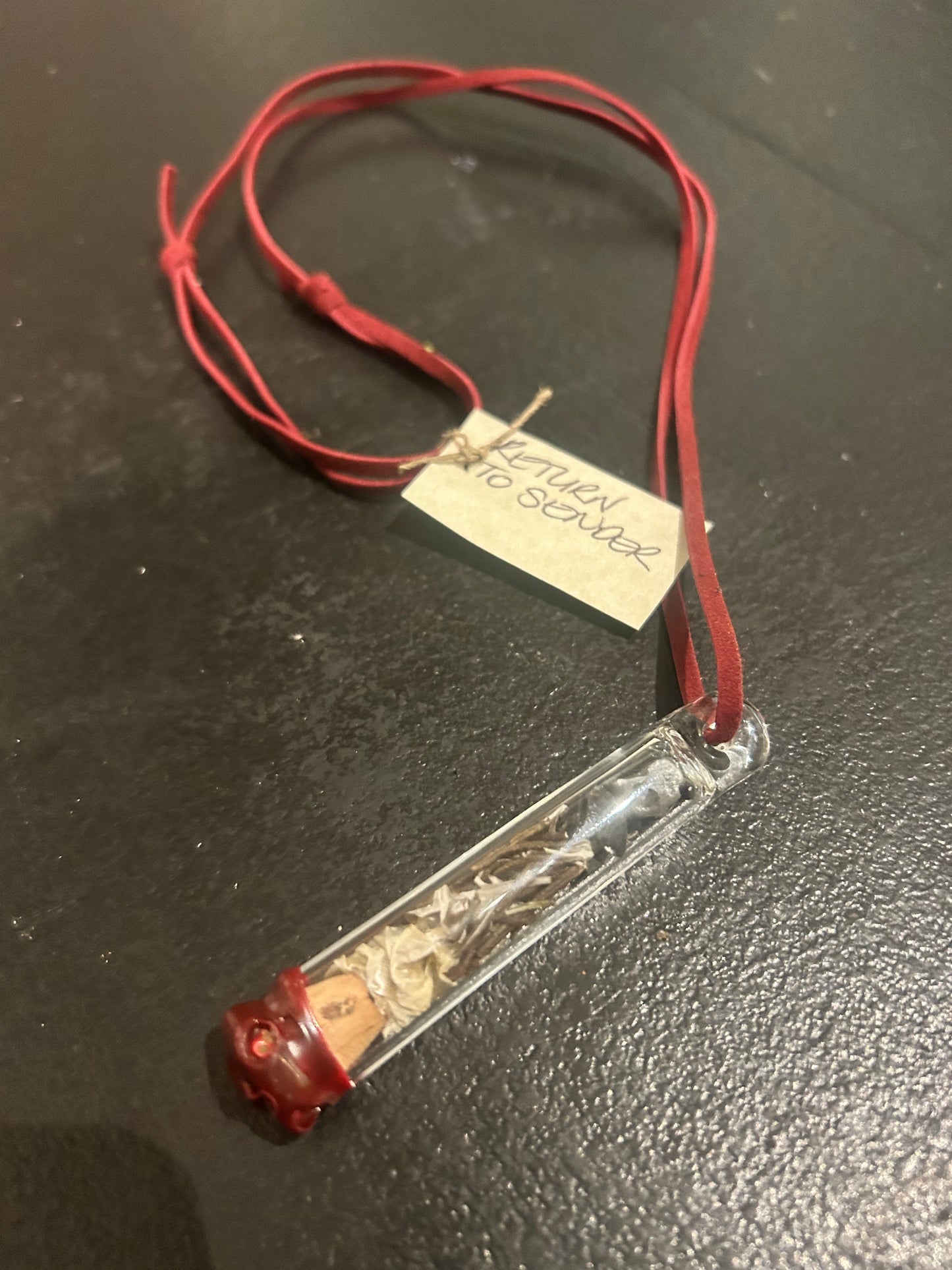 Vial Spell Bottle Necklace