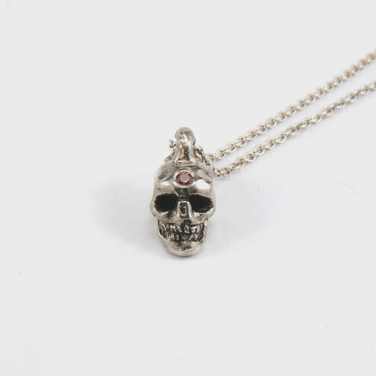 3. Mini Skull Spinel Necklace