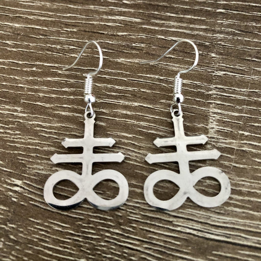 Leviathan’s Cross Earrings